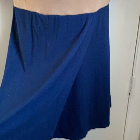 SOFT SURROUNDINGS Colorblock Split Front Tunic-S - Picture 2 of 5